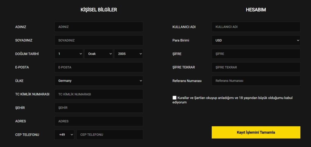 wolbet üyelik
